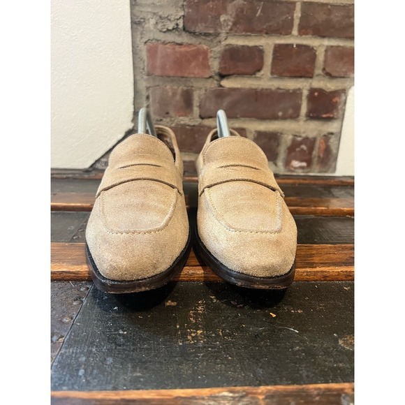 Mens REISS COOPER SUEDE LOAFER 9 Beige - Picture 3 of 7